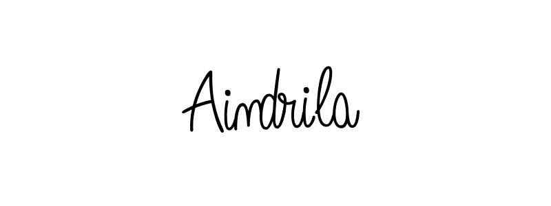 You should practise on your own different ways (Angelique-Rose-font-FFP) to write your name (Aindrila) in signature. don't let someone else do it for you. Aindrila signature style 5 images and pictures png