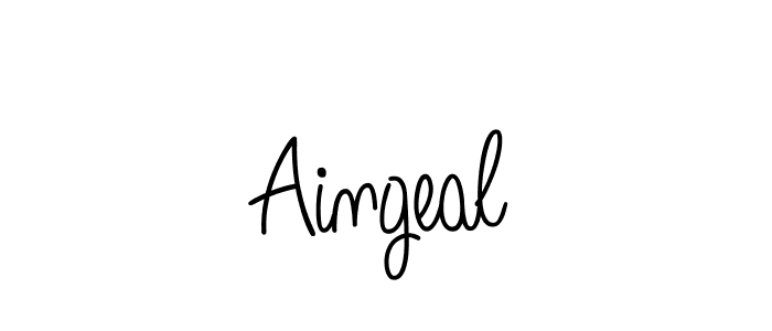 Also we have Aingeal name is the best signature style. Create professional handwritten signature collection using Angelique-Rose-font-FFP autograph style. Aingeal signature style 5 images and pictures png