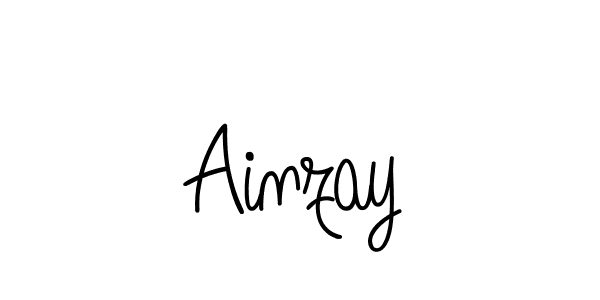 How to make Ainzay signature? Angelique-Rose-font-FFP is a professional autograph style. Create handwritten signature for Ainzay name. Ainzay signature style 5 images and pictures png