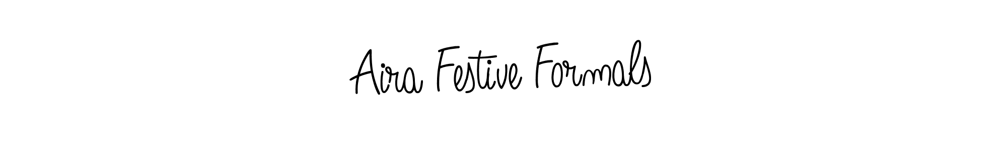 The best way (Angelique-Rose-font-FFP) to make a short signature is to pick only two or three words in your name. The name Aira Festive Formals include a total of six letters. For converting this name. Aira Festive Formals signature style 5 images and pictures png