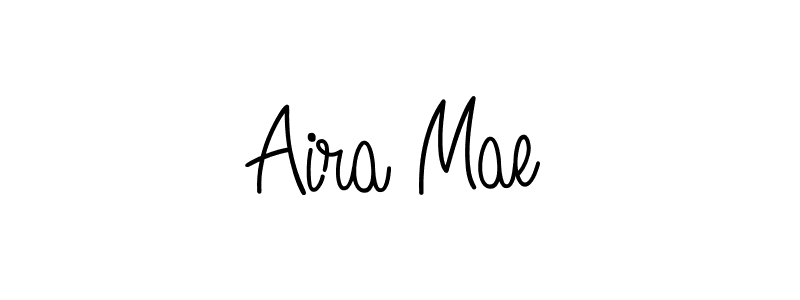 Aira Mae stylish signature style. Best Handwritten Sign (Angelique-Rose-font-FFP) for my name. Handwritten Signature Collection Ideas for my name Aira Mae. Aira Mae signature style 5 images and pictures png