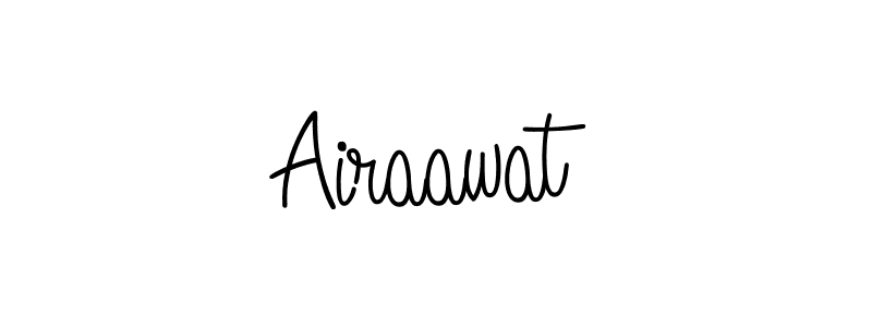 You should practise on your own different ways (Angelique-Rose-font-FFP) to write your name (Airaawat) in signature. don't let someone else do it for you. Airaawat signature style 5 images and pictures png