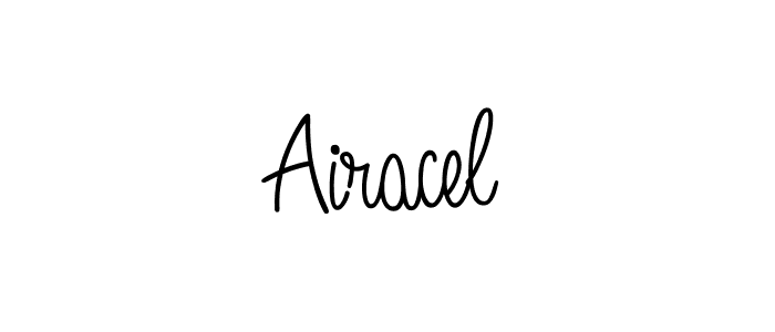 Airacel stylish signature style. Best Handwritten Sign (Angelique-Rose-font-FFP) for my name. Handwritten Signature Collection Ideas for my name Airacel. Airacel signature style 5 images and pictures png