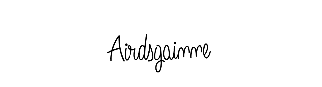Make a beautiful signature design for name Airdsgainne. Use this online signature maker to create a handwritten signature for free. Airdsgainne signature style 5 images and pictures png