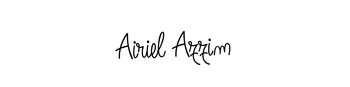 Design your own signature with our free online signature maker. With this signature software, you can create a handwritten (Angelique-Rose-font-FFP) signature for name Airiel Azzim. Airiel Azzim signature style 5 images and pictures png