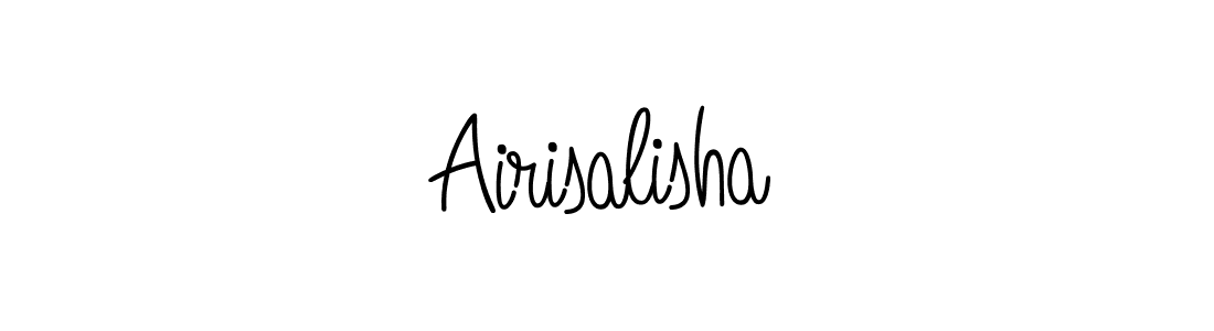 How to Draw Airisalisha signature style? Angelique-Rose-font-FFP is a latest design signature styles for name Airisalisha. Airisalisha signature style 5 images and pictures png