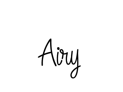 You should practise on your own different ways (Angelique-Rose-font-FFP) to write your name (Airy) in signature. don't let someone else do it for you. Airy signature style 5 images and pictures png