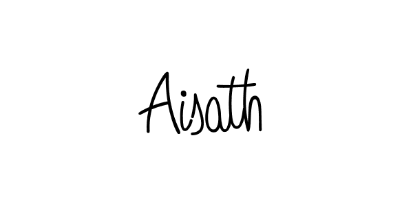 You can use this online signature creator to create a handwritten signature for the name Aisath. This is the best online autograph maker. Aisath signature style 5 images and pictures png