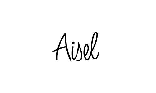 Use a signature maker to create a handwritten signature online. With this signature software, you can design (Angelique-Rose-font-FFP) your own signature for name Aisel. Aisel signature style 5 images and pictures png