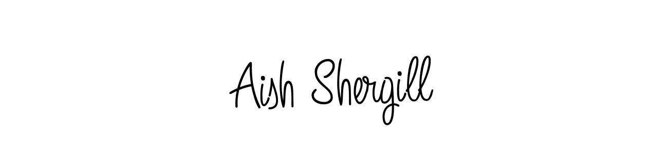 Angelique-Rose-font-FFP is a professional signature style that is perfect for those who want to add a touch of class to their signature. It is also a great choice for those who want to make their signature more unique. Get Aish Shergill name to fancy signature for free. Aish Shergill signature style 5 images and pictures png