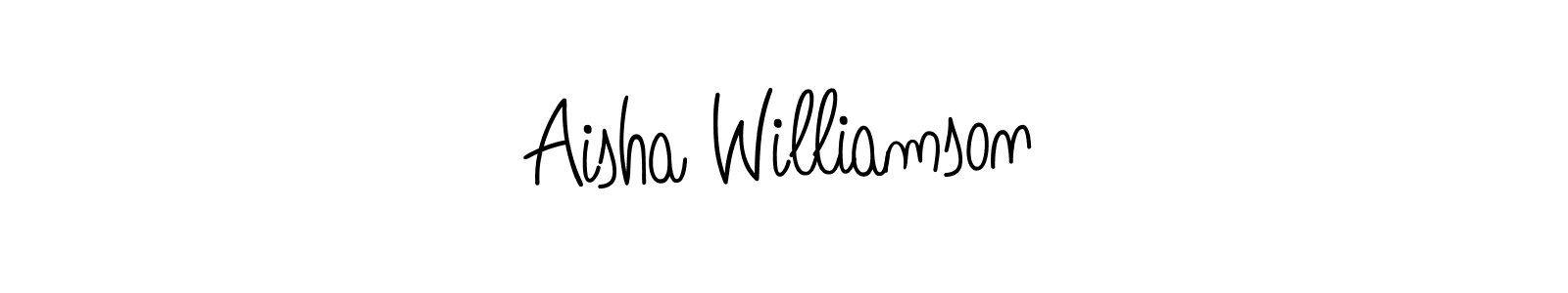 Also You can easily find your signature by using the search form. We will create Aisha Williamson name handwritten signature images for you free of cost using Angelique-Rose-font-FFP sign style. Aisha Williamson signature style 5 images and pictures png