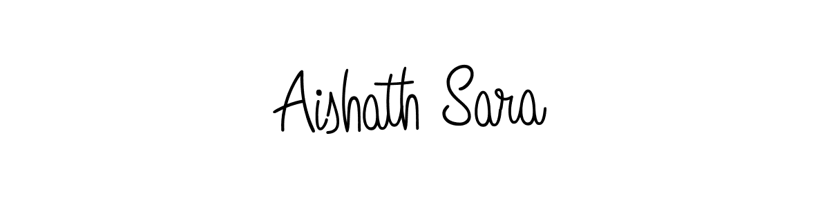 How to Draw Aishath Sara signature style? Angelique-Rose-font-FFP is a latest design signature styles for name Aishath Sara. Aishath Sara signature style 5 images and pictures png