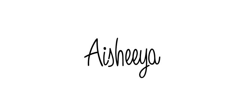 You should practise on your own different ways (Angelique-Rose-font-FFP) to write your name (Aisheeya) in signature. don't let someone else do it for you. Aisheeya signature style 5 images and pictures png