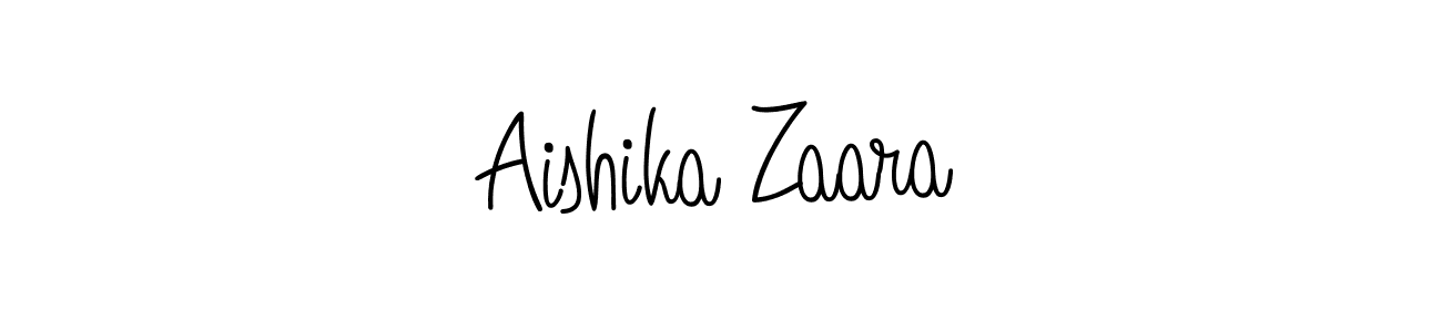 Create a beautiful signature design for name Aishika Zaara. With this signature (Angelique-Rose-font-FFP) fonts, you can make a handwritten signature for free. Aishika Zaara signature style 5 images and pictures png