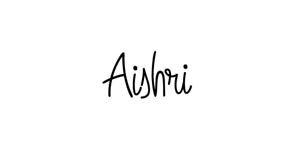 Design your own signature with our free online signature maker. With this signature software, you can create a handwritten (Angelique-Rose-font-FFP) signature for name Aishri. Aishri signature style 5 images and pictures png