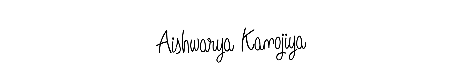 Also we have Aishwarya Kanojiya name is the best signature style. Create professional handwritten signature collection using Angelique-Rose-font-FFP autograph style. Aishwarya Kanojiya signature style 5 images and pictures png