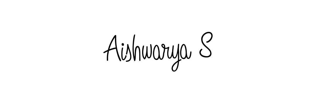 Make a beautiful signature design for name Aishwarya S. Use this online signature maker to create a handwritten signature for free. Aishwarya S signature style 5 images and pictures png