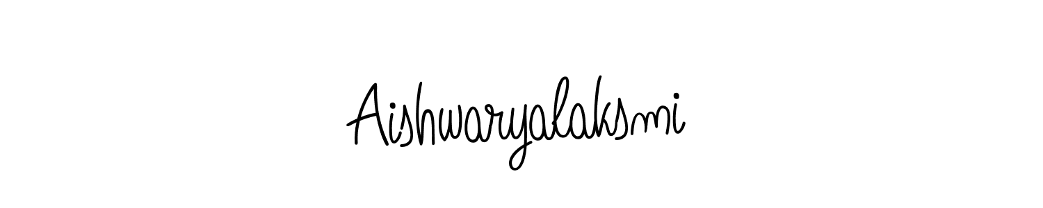 Create a beautiful signature design for name Aishwaryalaksmi. With this signature (Angelique-Rose-font-FFP) fonts, you can make a handwritten signature for free. Aishwaryalaksmi signature style 5 images and pictures png