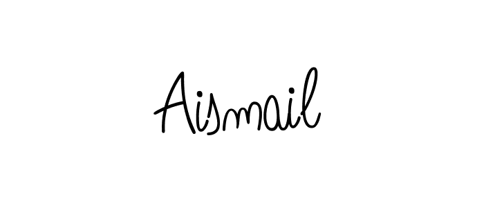 if you are searching for the best signature style for your name Aismail. so please give up your signature search. here we have designed multiple signature styles  using Angelique-Rose-font-FFP. Aismail signature style 5 images and pictures png