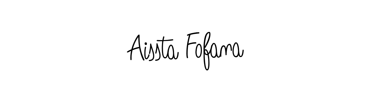 Make a beautiful signature design for name Aissta Fofana. With this signature (Angelique-Rose-font-FFP) style, you can create a handwritten signature for free. Aissta Fofana signature style 5 images and pictures png