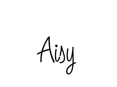 You should practise on your own different ways (Angelique-Rose-font-FFP) to write your name (Aisy) in signature. don't let someone else do it for you. Aisy signature style 5 images and pictures png