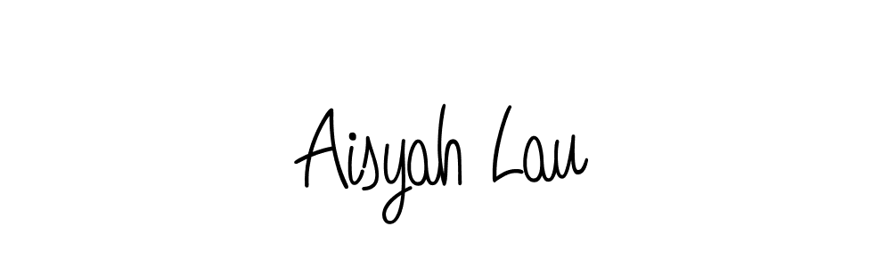 Create a beautiful signature design for name Aisyah Lau. With this signature (Angelique-Rose-font-FFP) fonts, you can make a handwritten signature for free. Aisyah Lau signature style 5 images and pictures png