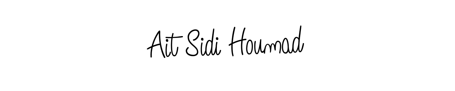 How to Draw Ait Sidi Houmad signature style? Angelique-Rose-font-FFP is a latest design signature styles for name Ait Sidi Houmad. Ait Sidi Houmad signature style 5 images and pictures png