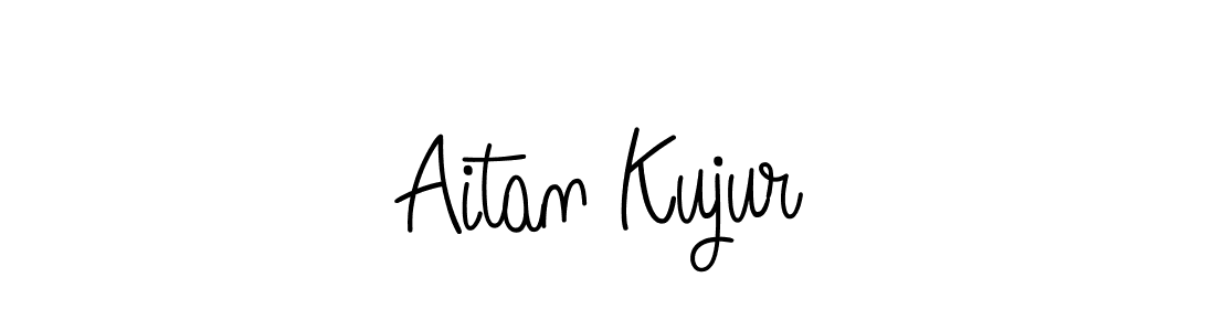 Use a signature maker to create a handwritten signature online. With this signature software, you can design (Angelique-Rose-font-FFP) your own signature for name Aitan Kujur. Aitan Kujur signature style 5 images and pictures png