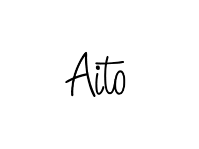 Also You can easily find your signature by using the search form. We will create Aito name handwritten signature images for you free of cost using Angelique-Rose-font-FFP sign style. Aito signature style 5 images and pictures png