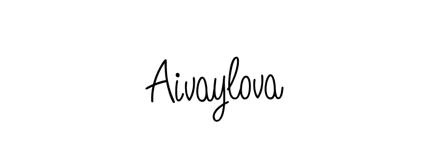 Make a beautiful signature design for name Aivaylova. With this signature (Angelique-Rose-font-FFP) style, you can create a handwritten signature for free. Aivaylova signature style 5 images and pictures png