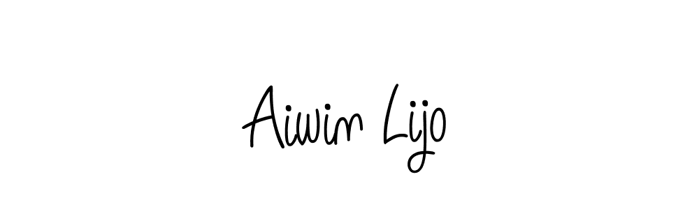 This is the best signature style for the Aiwin Lijo name. Also you like these signature font (Angelique-Rose-font-FFP). Mix name signature. Aiwin Lijo signature style 5 images and pictures png