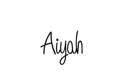 How to make Aiyah signature? Angelique-Rose-font-FFP is a professional autograph style. Create handwritten signature for Aiyah name. Aiyah signature style 5 images and pictures png