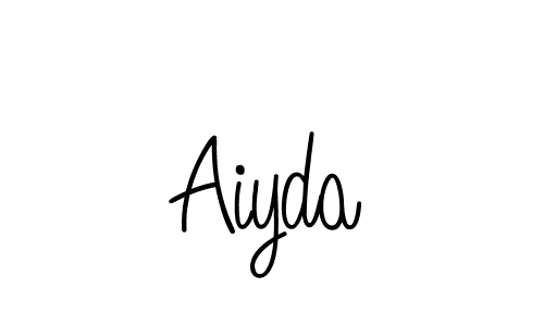How to make Aiyda signature? Angelique-Rose-font-FFP is a professional autograph style. Create handwritten signature for Aiyda name. Aiyda signature style 5 images and pictures png
