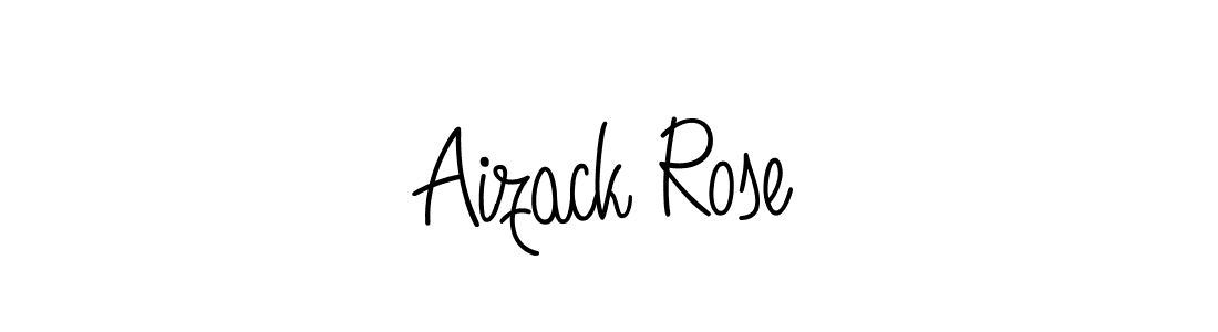 Design your own signature with our free online signature maker. With this signature software, you can create a handwritten (Angelique-Rose-font-FFP) signature for name Aizack Rose. Aizack Rose signature style 5 images and pictures png