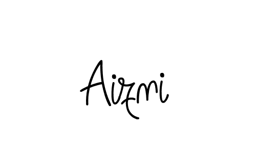 Also we have Aizni name is the best signature style. Create professional handwritten signature collection using Angelique-Rose-font-FFP autograph style. Aizni signature style 5 images and pictures png