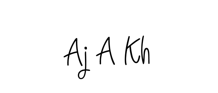 if you are searching for the best signature style for your name Aj A Kh. so please give up your signature search. here we have designed multiple signature styles  using Angelique-Rose-font-FFP. Aj A Kh signature style 5 images and pictures png