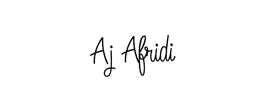 You should practise on your own different ways (Angelique-Rose-font-FFP) to write your name (Aj Afridi) in signature. don't let someone else do it for you. Aj Afridi signature style 5 images and pictures png