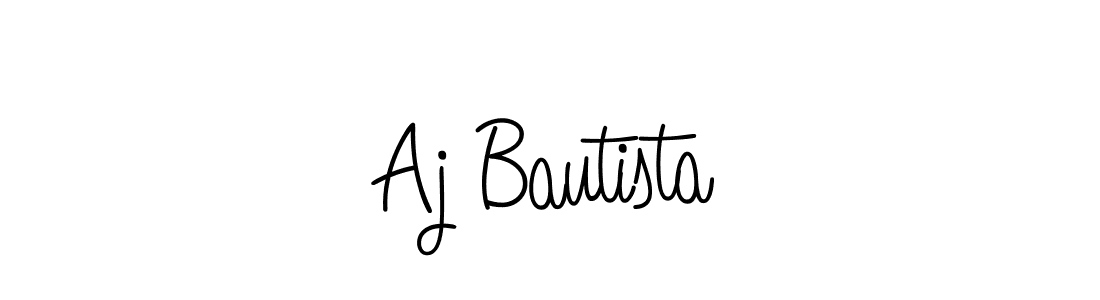 How to make Aj Bautista signature? Angelique-Rose-font-FFP is a professional autograph style. Create handwritten signature for Aj Bautista name. Aj Bautista signature style 5 images and pictures png