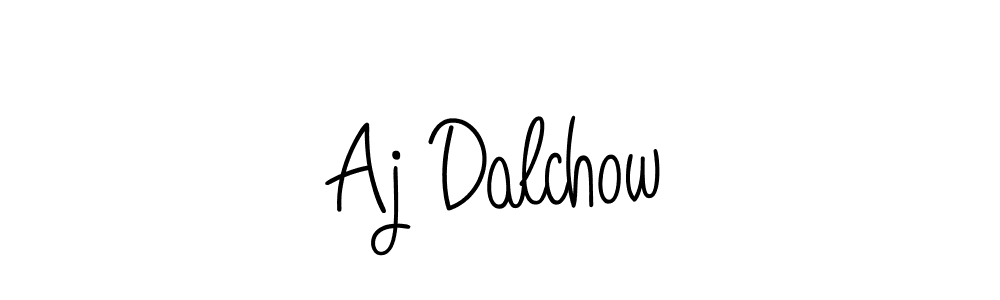 Design your own signature with our free online signature maker. With this signature software, you can create a handwritten (Angelique-Rose-font-FFP) signature for name Aj Dalchow. Aj Dalchow signature style 5 images and pictures png