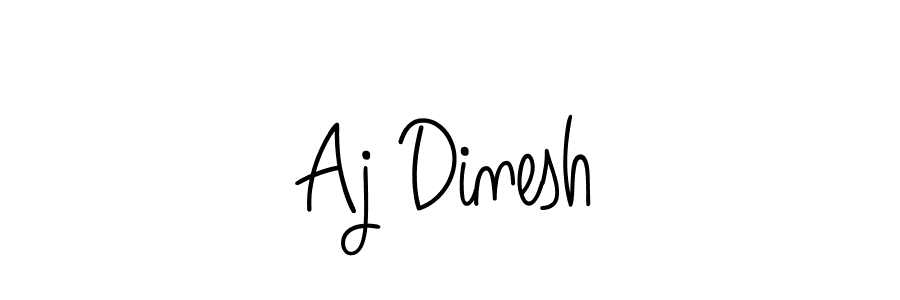 Once you've used our free online signature maker to create your best signature Angelique-Rose-font-FFP style, it's time to enjoy all of the benefits that Aj Dinesh name signing documents. Aj Dinesh signature style 5 images and pictures png