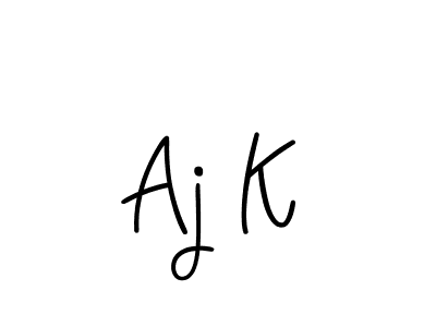 Make a beautiful signature design for name Aj K. Use this online signature maker to create a handwritten signature for free. Aj K signature style 5 images and pictures png