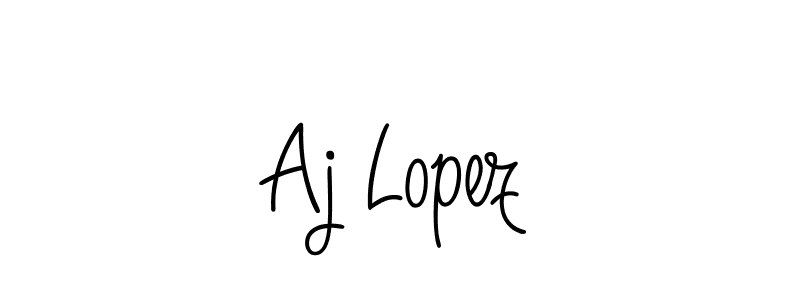 if you are searching for the best signature style for your name Aj Lopez. so please give up your signature search. here we have designed multiple signature styles  using Angelique-Rose-font-FFP. Aj Lopez signature style 5 images and pictures png