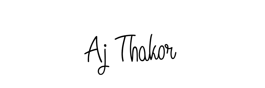 Create a beautiful signature design for name Aj Thakor. With this signature (Angelique-Rose-font-FFP) fonts, you can make a handwritten signature for free. Aj Thakor signature style 5 images and pictures png
