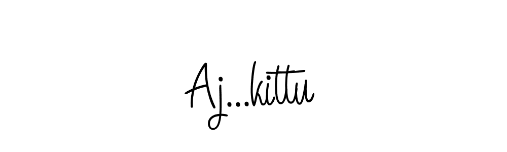 Also we have Aj...kittu name is the best signature style. Create professional handwritten signature collection using Angelique-Rose-font-FFP autograph style. Aj...kittu signature style 5 images and pictures png