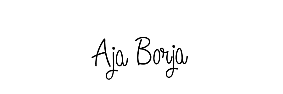 Create a beautiful signature design for name Aja Borja. With this signature (Angelique-Rose-font-FFP) fonts, you can make a handwritten signature for free. Aja Borja signature style 5 images and pictures png