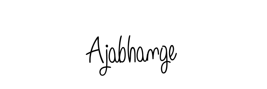 Also we have Ajabhange name is the best signature style. Create professional handwritten signature collection using Angelique-Rose-font-FFP autograph style. Ajabhange signature style 5 images and pictures png