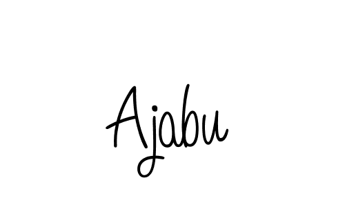 Also we have Ajabu name is the best signature style. Create professional handwritten signature collection using Angelique-Rose-font-FFP autograph style. Ajabu signature style 5 images and pictures png