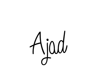 Make a beautiful signature design for name Ajad. With this signature (Angelique-Rose-font-FFP) style, you can create a handwritten signature for free. Ajad signature style 5 images and pictures png