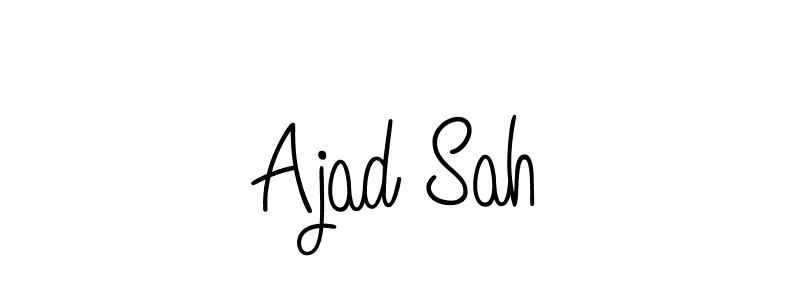 Once you've used our free online signature maker to create your best signature Angelique-Rose-font-FFP style, it's time to enjoy all of the benefits that Ajad Sah name signing documents. Ajad Sah signature style 5 images and pictures png