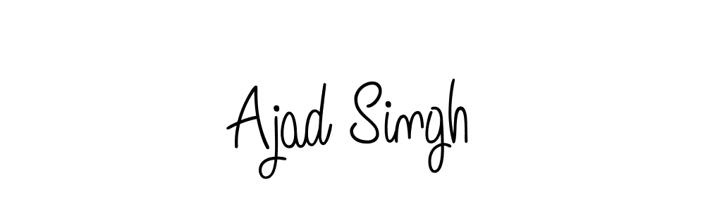 Make a beautiful signature design for name Ajad Singh. Use this online signature maker to create a handwritten signature for free. Ajad Singh signature style 5 images and pictures png